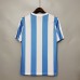 Argentina 1986 World Cup Home White&Blue Soccer Jersey